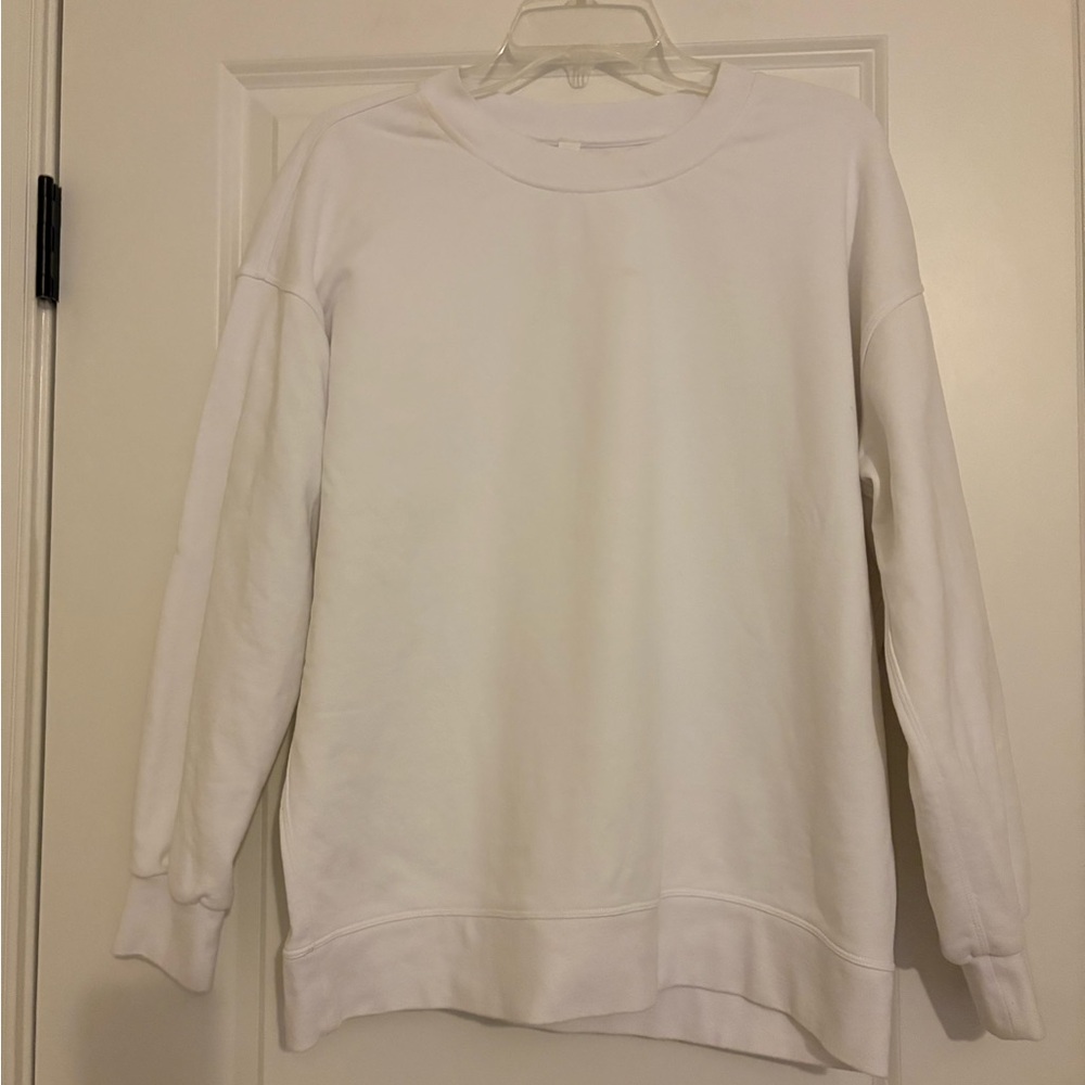 Lululemon Athletica Oversize White Sweatshirt - Picture 3 of 12